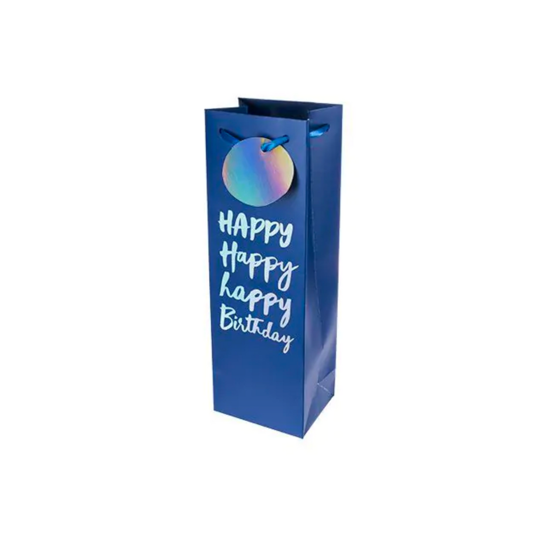 Very Happy Birthday Single-Bottle Wine Bag