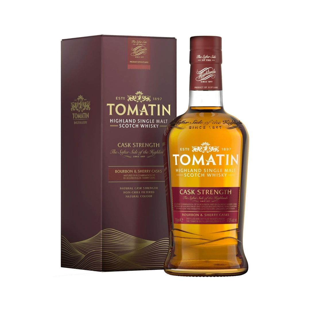 Tomatin Cask Strength Single Malt Scotch Whisky (case of 6)