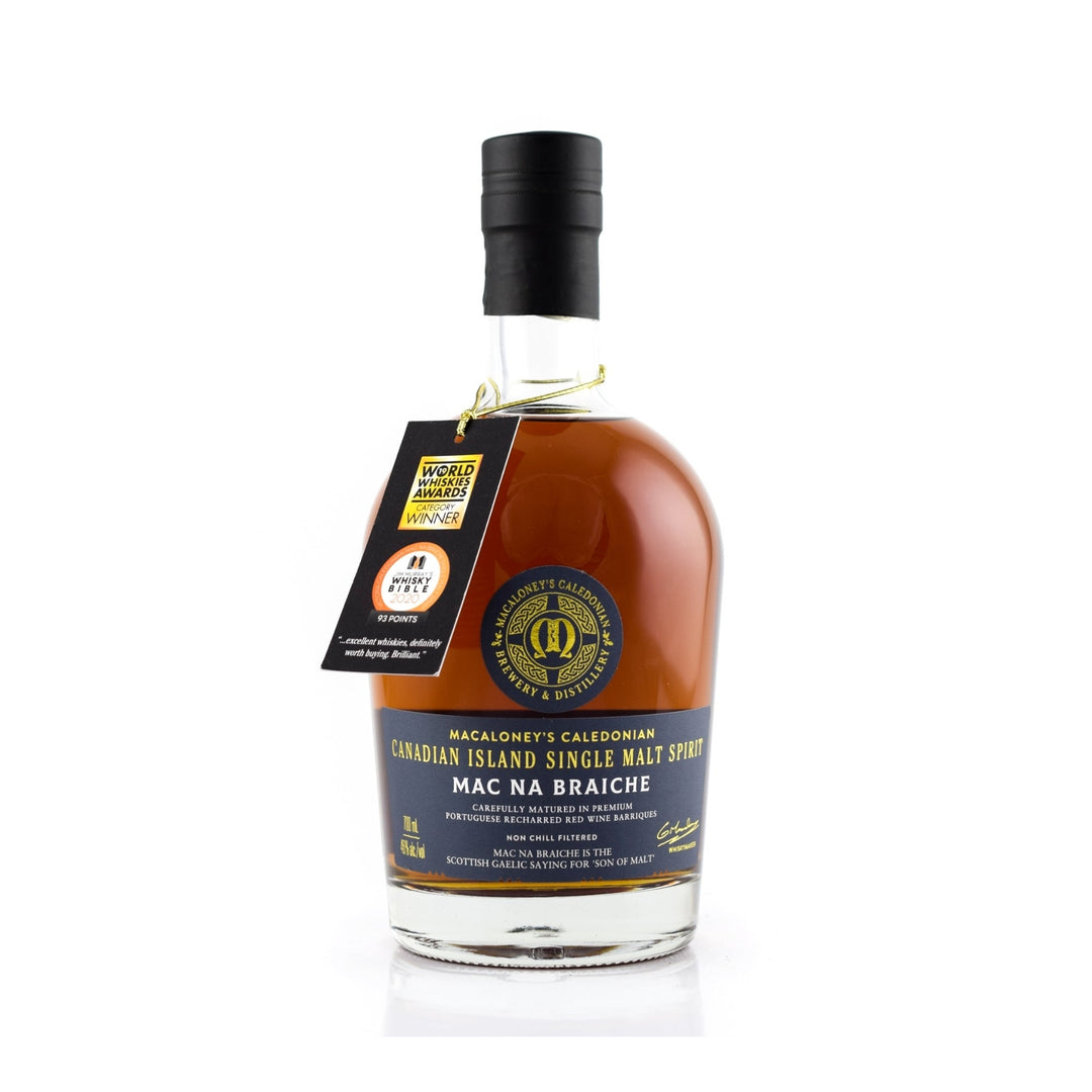 Macaloney's Caledonian Mac Na Braiche Canadian Island Single Malt Spirit