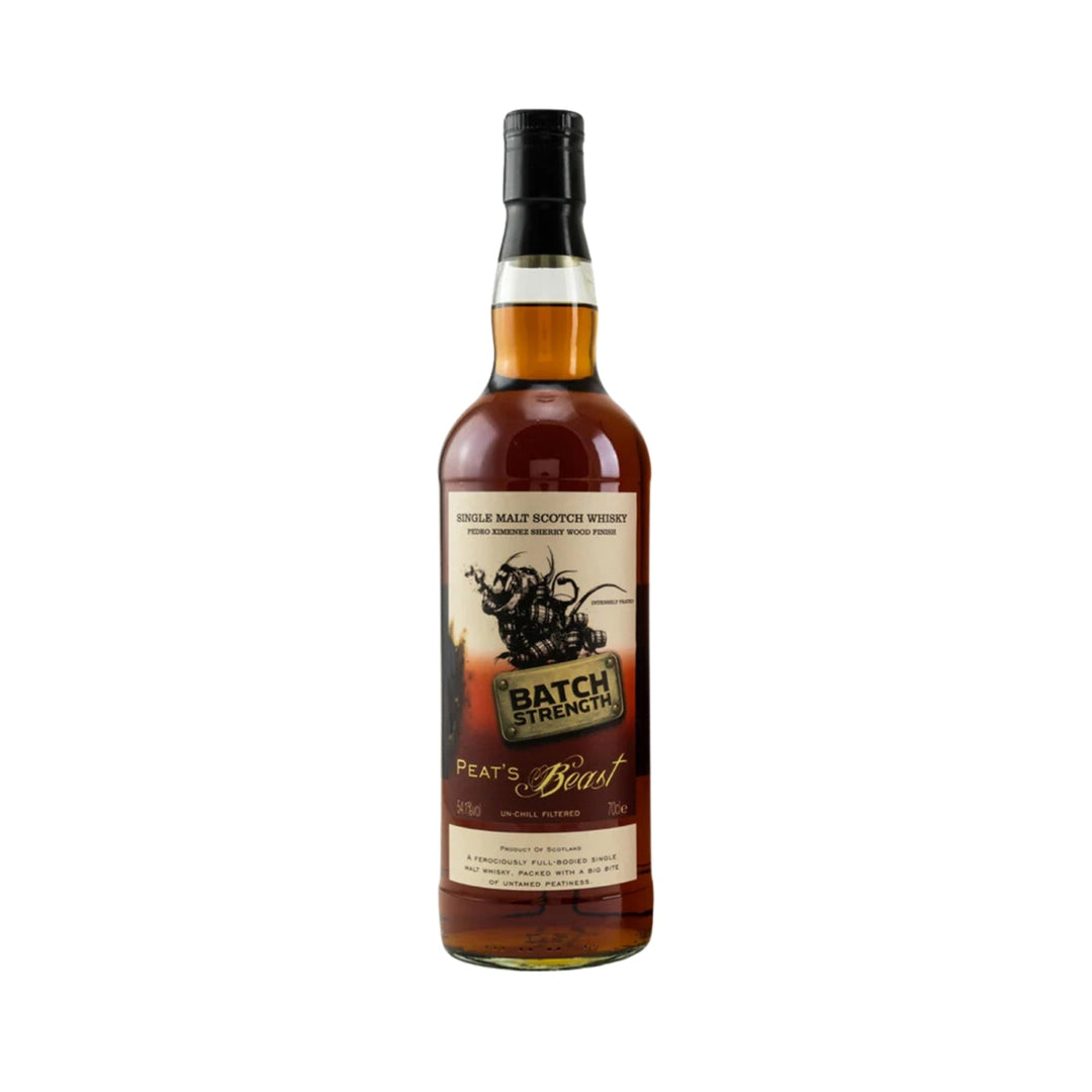 Peat'S Beast Cask Strength Pedro Ximenez Sherry Wood Finish Single Malt Scotch Whisky (case of 6)
