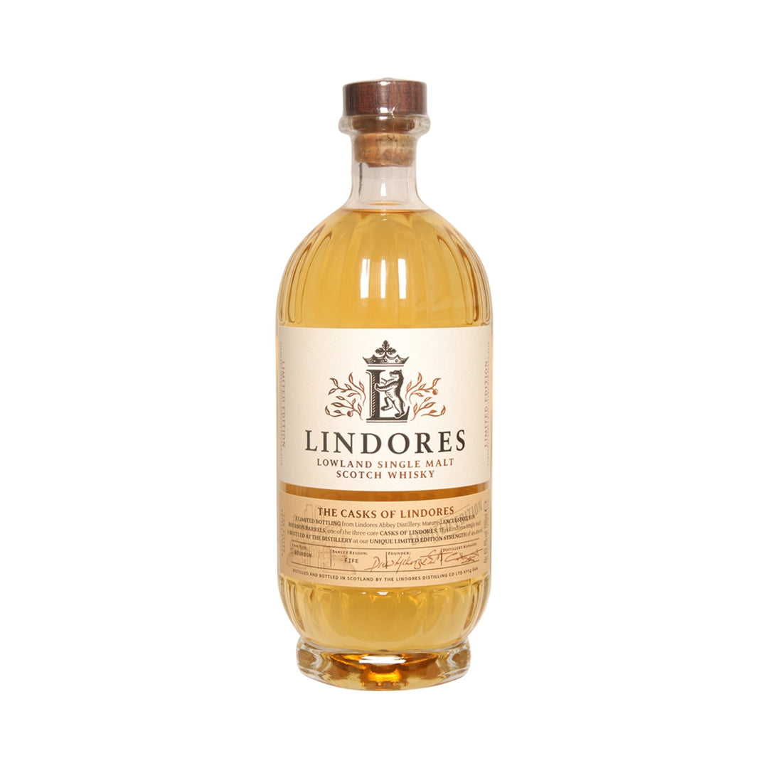 Lindores Abbey Distillery 'The Casks Of Lindores' Bourbon Cask Single Malt Scotch Whisky (case of 6)
