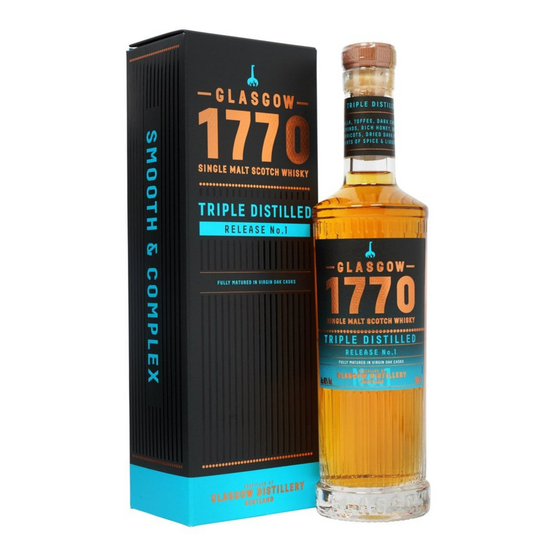 格拉斯哥1770三次蒸馏单一麦芽威士忌 Glasgow 1770 Single Malt Triple Distilled