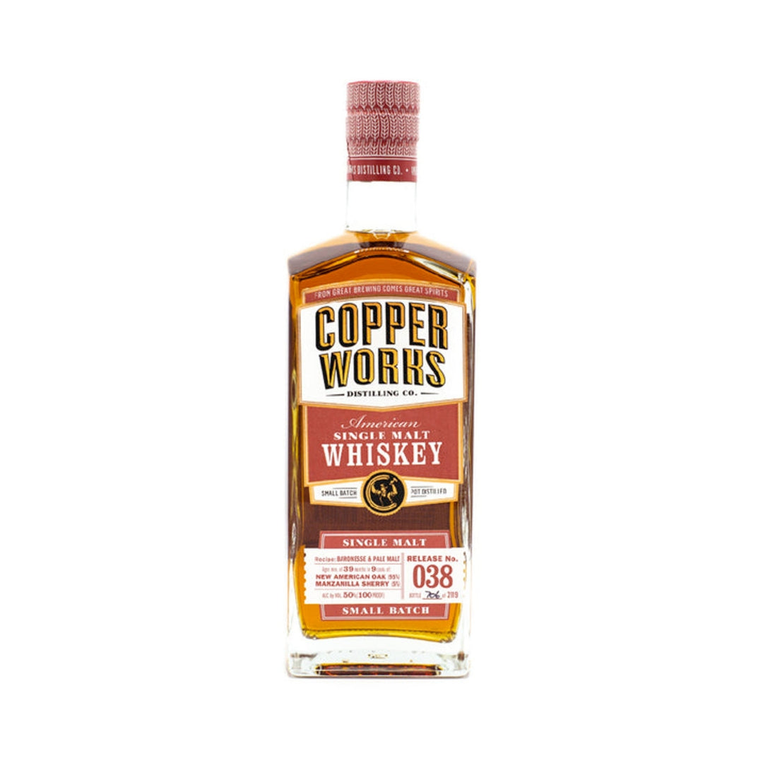 Copperworks American Single Malt Whiskey R38 (case of 6)