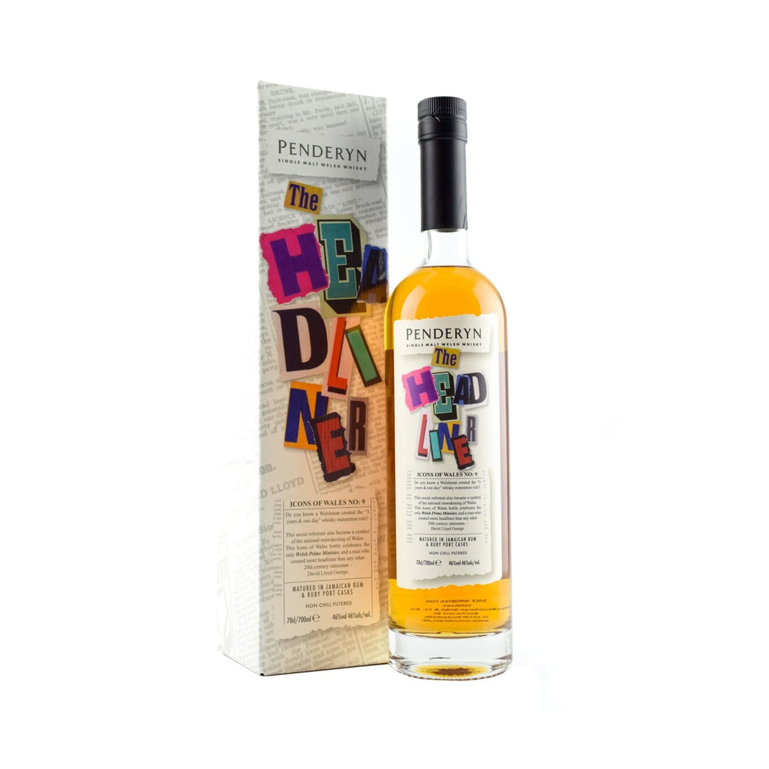 Penderyn Icons Of Wales 'The Headliner' Single Malt Welsh Whisky