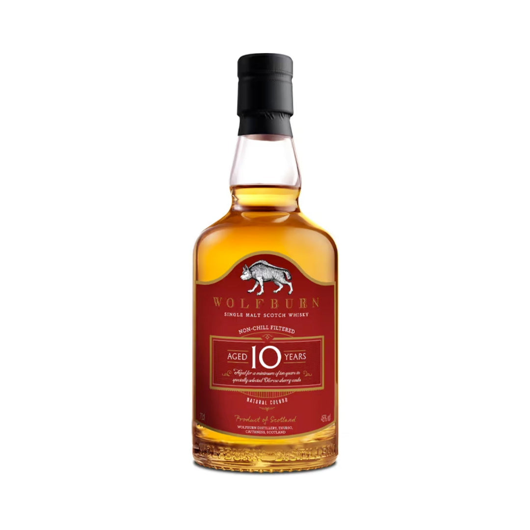 Wolfburn Distillery 10 Year Old Single Malt Scotch Whisky (case of 6)